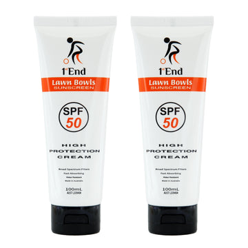 1st End Lawn Bowls Sunscreen - 2 pack - OUT OF STOCK