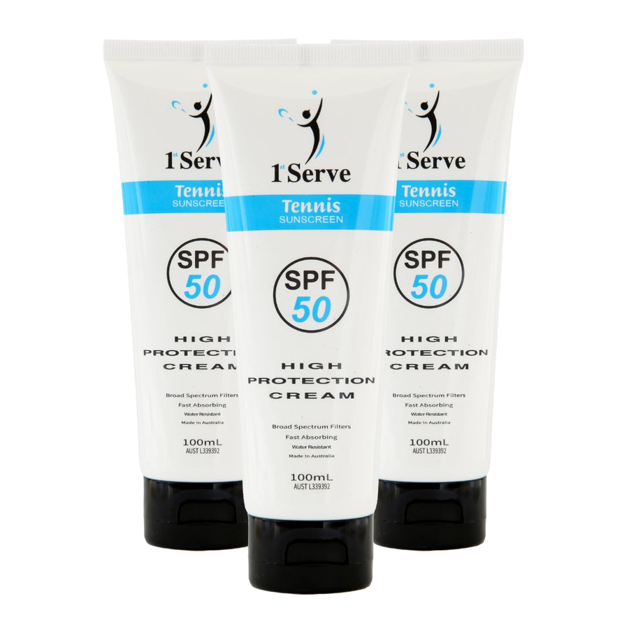 1st Serve Tennis Sunscreen - 3 pack - OUT OF STOCK